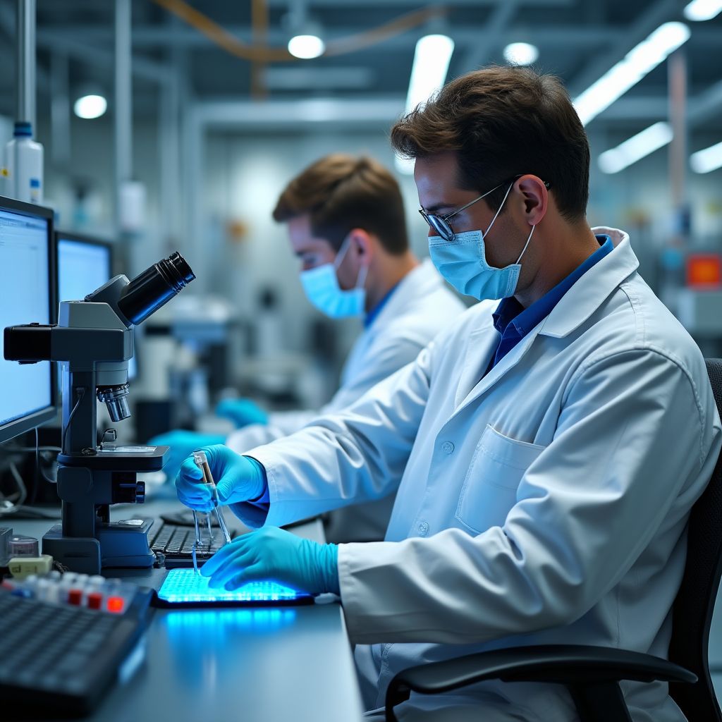 Laboratorio de análisis de calidad de combustible