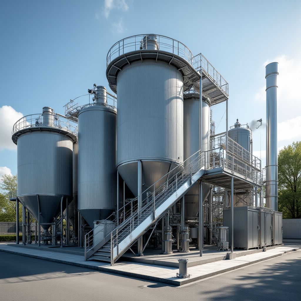 Planta de producción de biocombustibles
